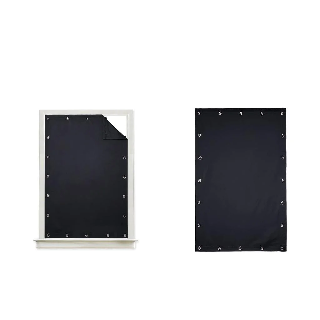 2x Curtains Room Darkening Paper Shade Folding Curtains with Suction Cups for kids children room Tents Outdoors 77.95x51.18inch