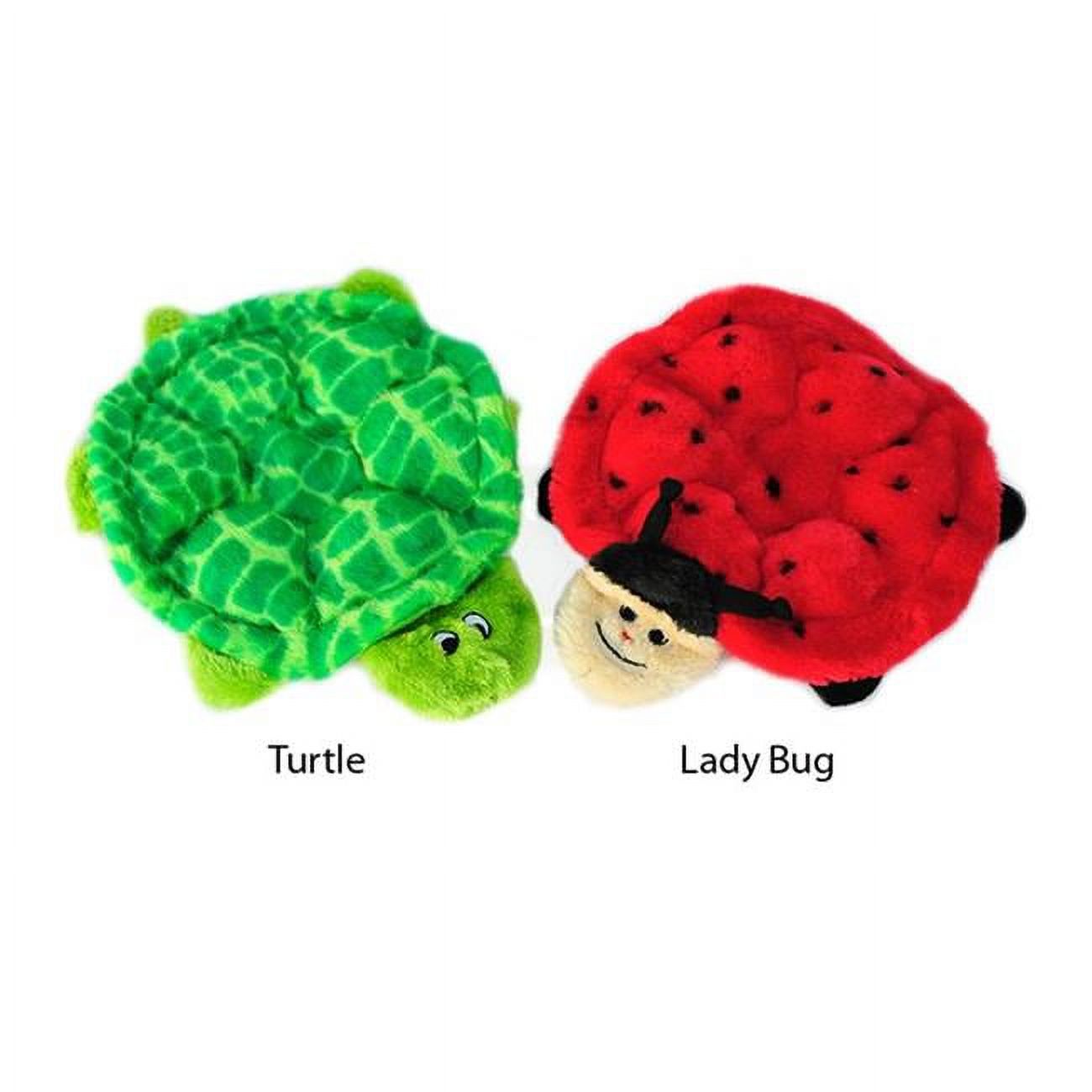 Zippy Paws 2739-LG Squeakie Crawler Plush Dog Toy for Ladybird Beetle