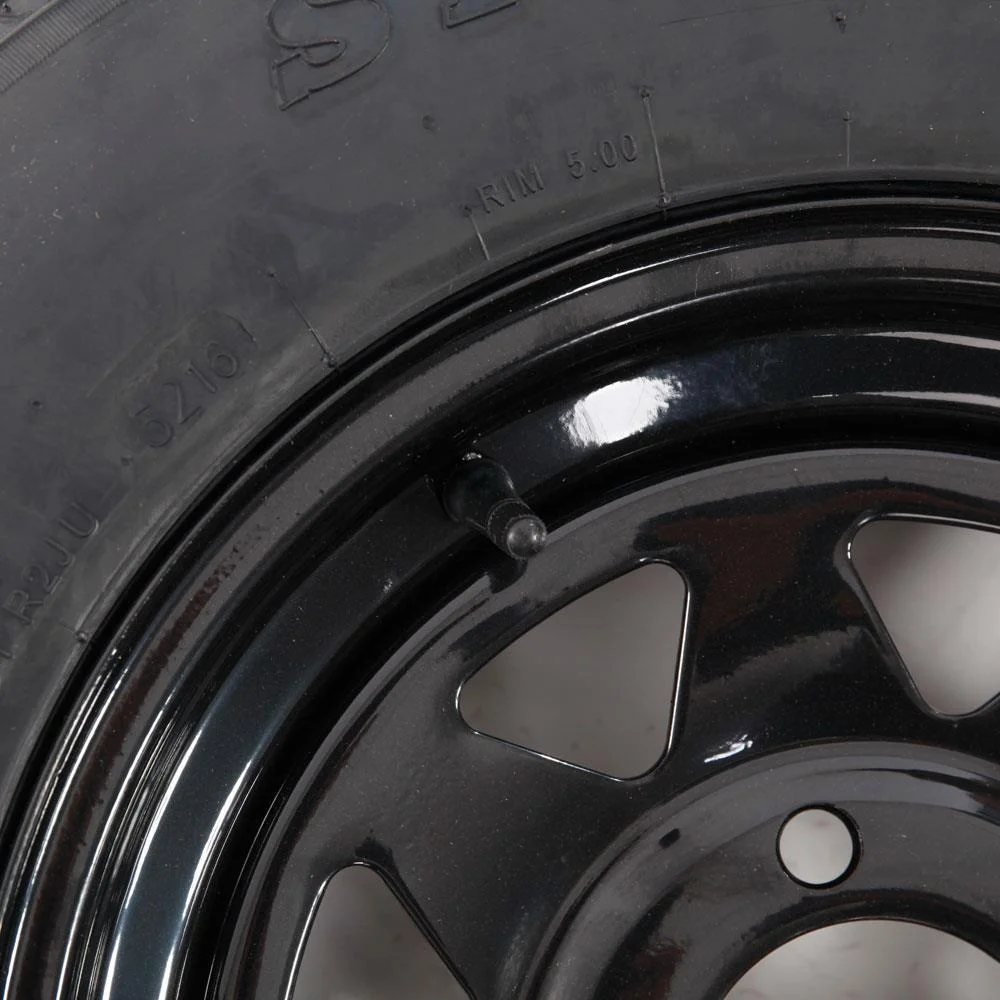 UBesGoo 2PCS Trailer Tires Rims ST175-80D-13 6PR H188 5 Lug/4.5