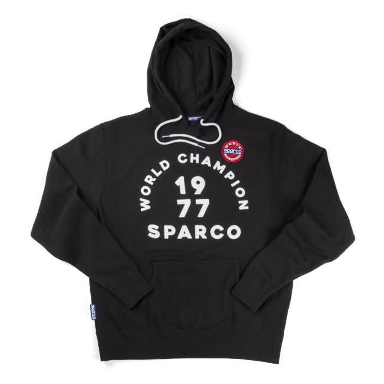 Sparco  77 Series Hoodie, Black - 2XL