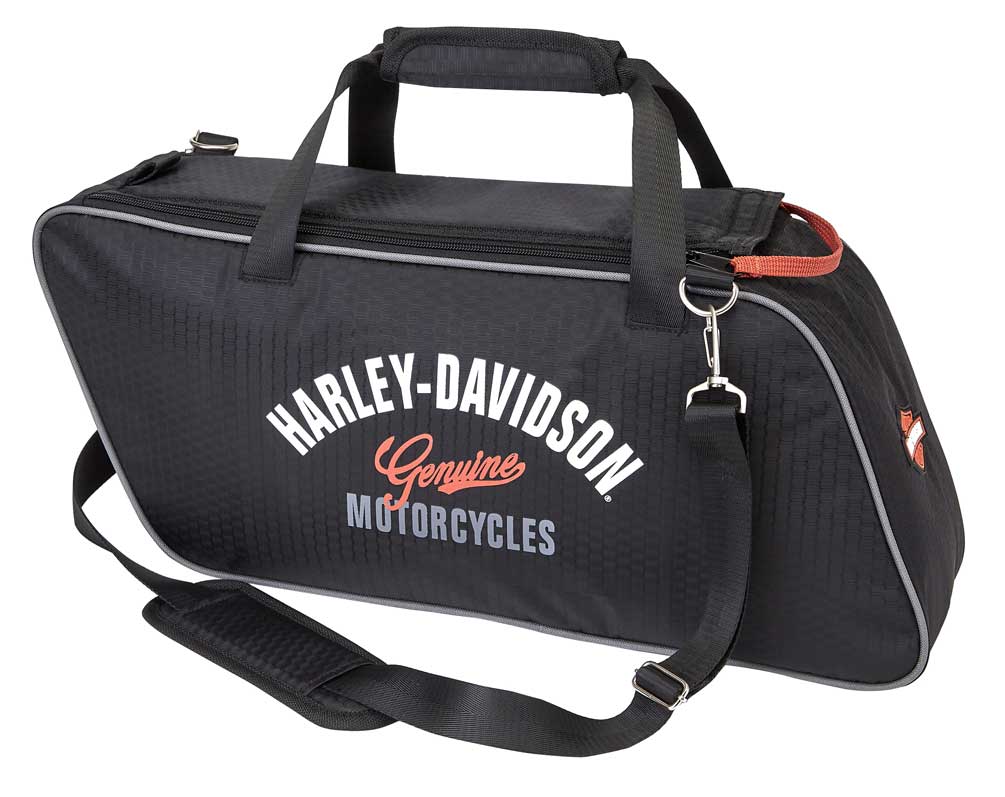 Harley-Davidson Ripstop Honeycomb Tour Pack, 19 x 9 x 4.75 inches 99306-BLACK, Harley Davidson