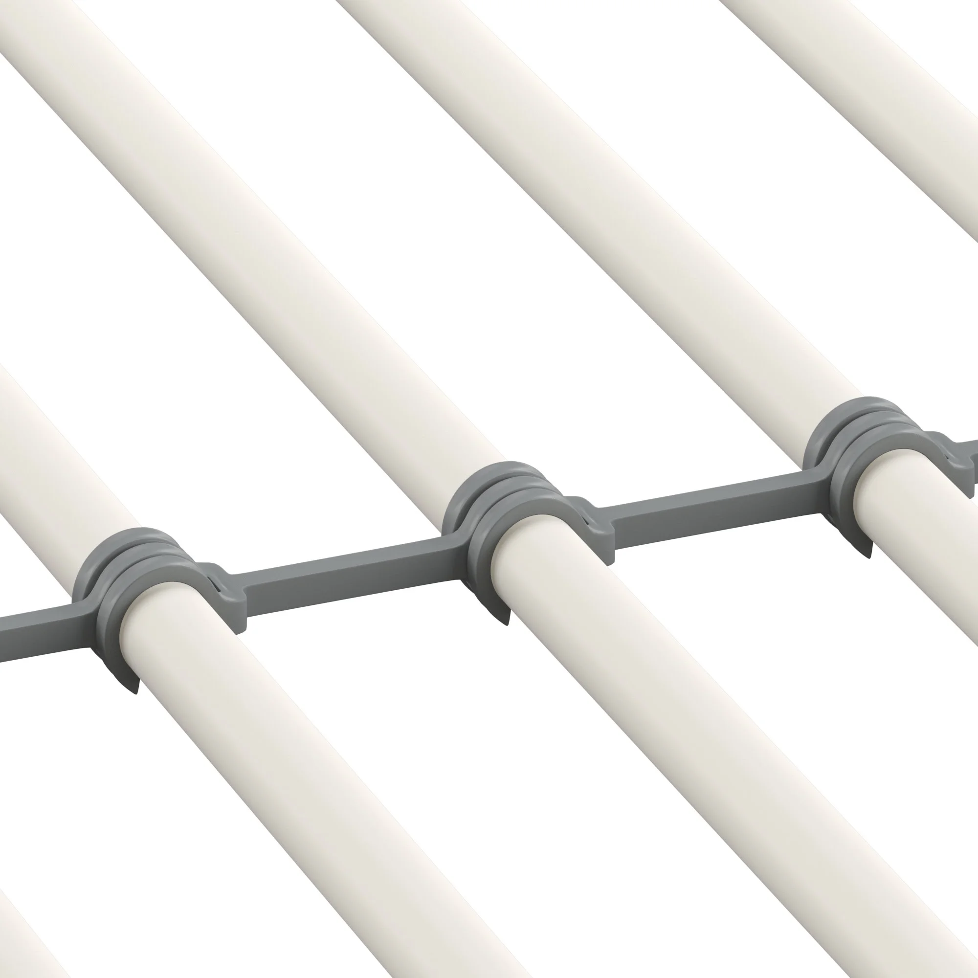 Weston Home Elise Twin Over Full Metal Bunk Bed, White