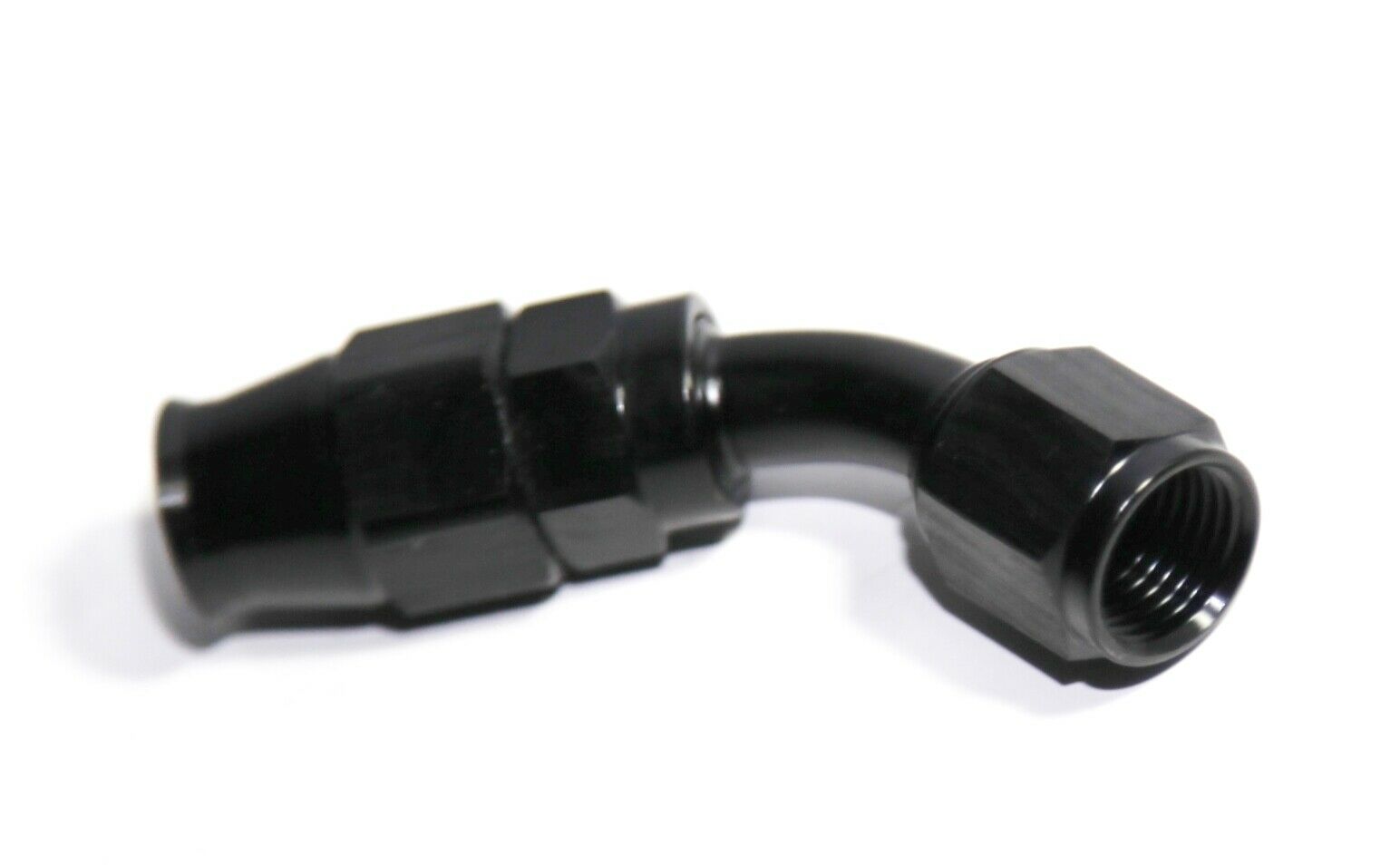 10 Pieces Of BLACK AN6 6AN AN-6 45 Degree Swivel Reusable PTFE Hose End Fitting Adapter BLACK AN6 6AN AN-6 45 Degree Swivel Reusable PTFE Hose End Fitting Adapter