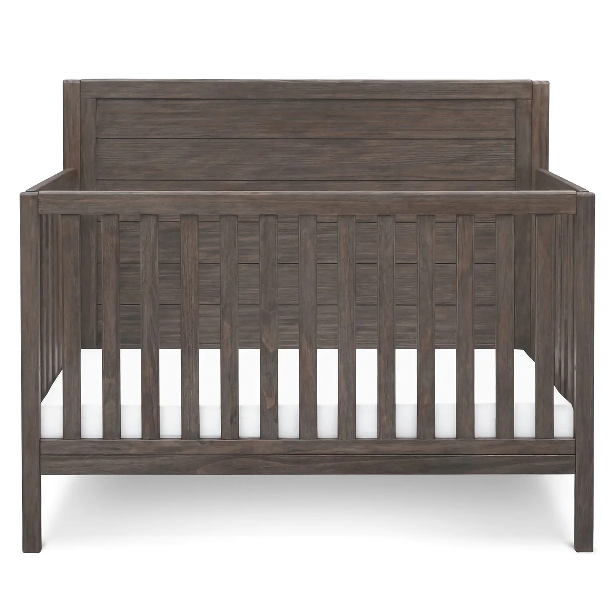 Delta Children Cambridge Mix and Match 4-in-1 Convertible Baby Crib,, Rustic Grey