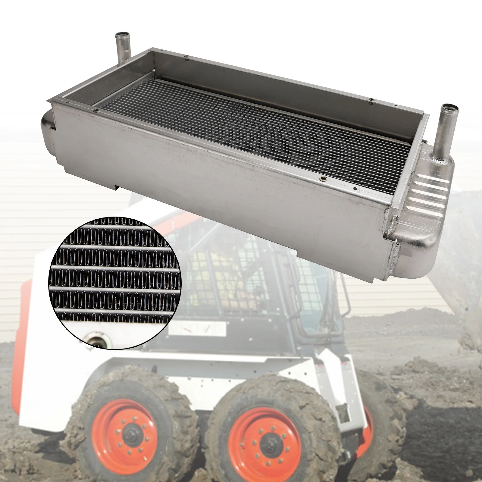 Radiator 666384 For Bobcat Series S130 653 751 753 763 773 7753 Skid Steer