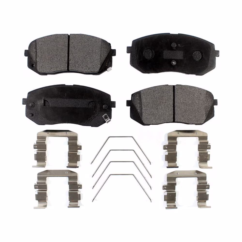 Front Semi-Metallic Disc Brake Pads PPF-D1855 For Hyundai Kia Sonata Optima Soul Kona Elantra GT Veloster EV Forte Seltos Forte5