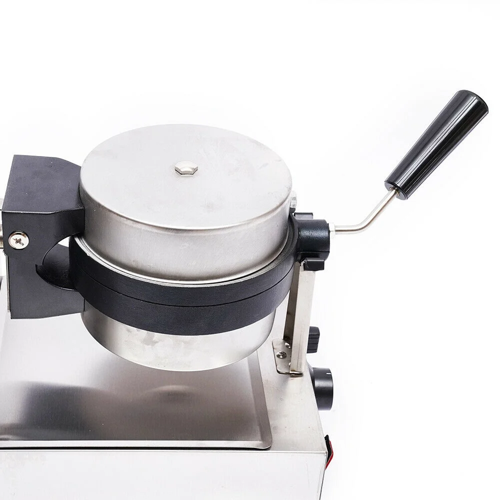 ZhdnBhnos 110V 1000W Electric Burger Maker Machine Baker Panini Hamburger Press Baking Machine Non-stick Waffle Maker Stainless Steel