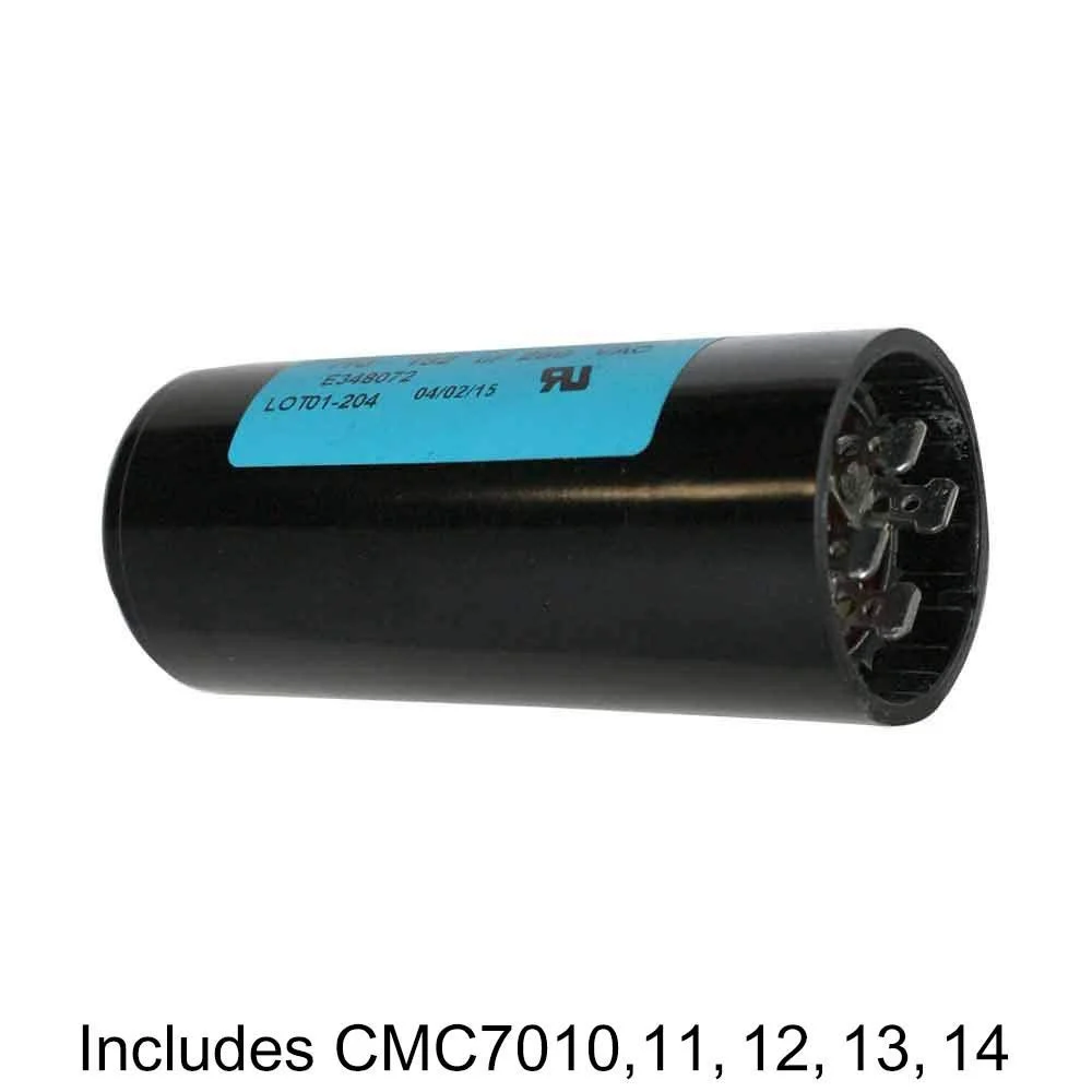 Superior Electric CMC701-KIT CBB60 40-48, 60-72, 110-132, 100-120, 120-144 MFD +/-5% 50Hz/60Hz AC 250V Cylinder Motor Starting Capacitor Kit