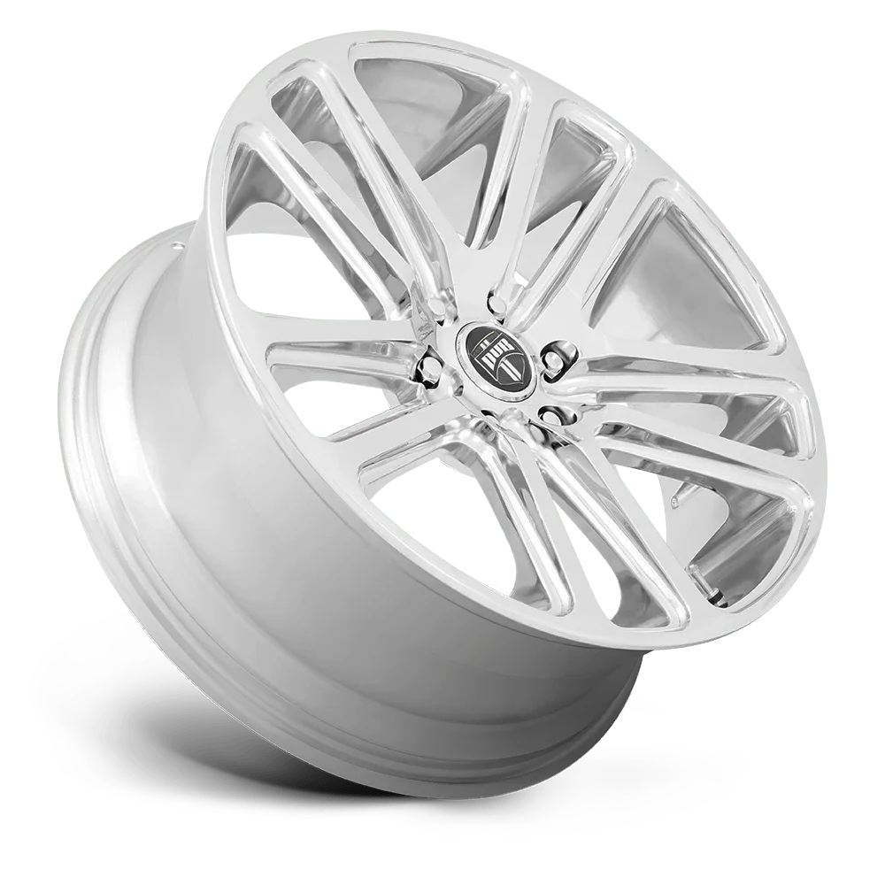 Dub S254 Flex 24X10 5X139.7 25Et 87.1Cb Chrome Wheel
