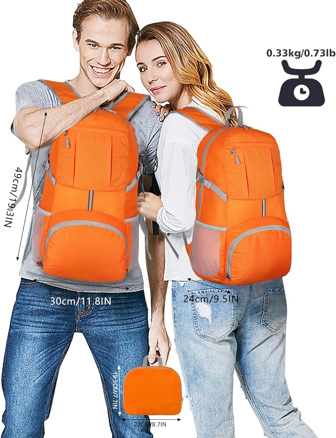 Hiking Backpack Water Resistant 35L Lightweight Daypack Foldable Backpack for Travel By keshan