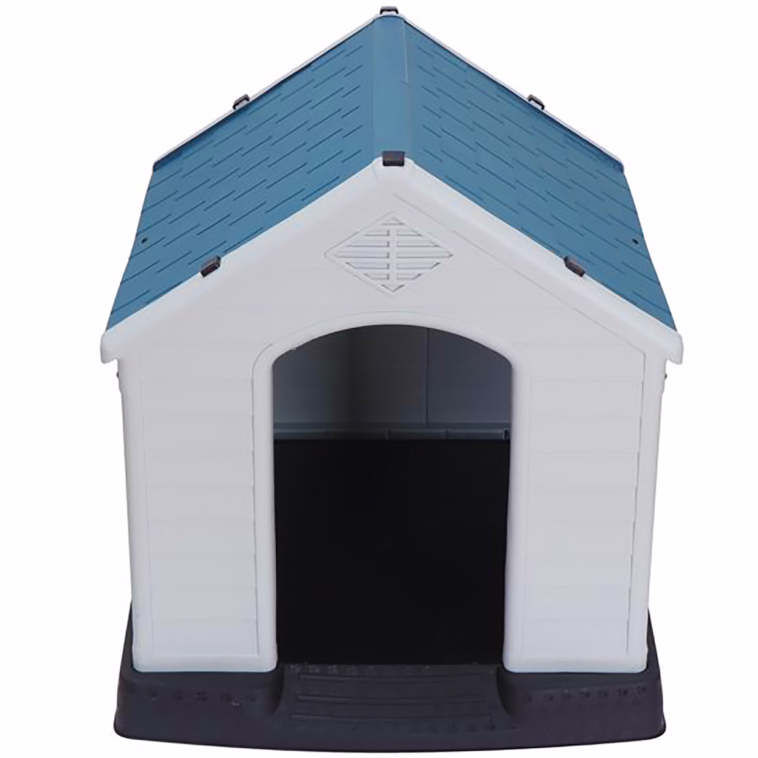 ZENSTYLE Dog House Comfortable Cool Shelter Plastic Design For Small to Medium Sized Indoor Outdoor Water Resistant