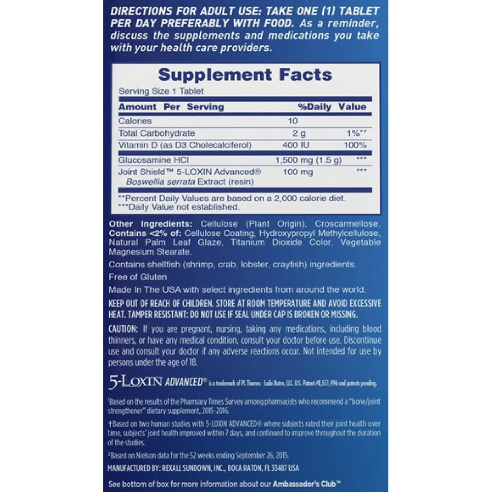 Osteo Bi-Flex One Per Day Joint Health Coated Tablets - (Pack of 3)