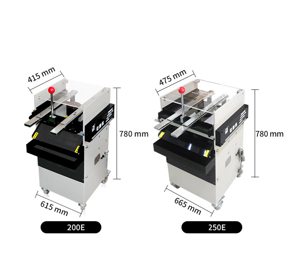 Techtongda 250E Semi-Automatic PCB Foot Cutting Machine Lead Wire Cutter with 8