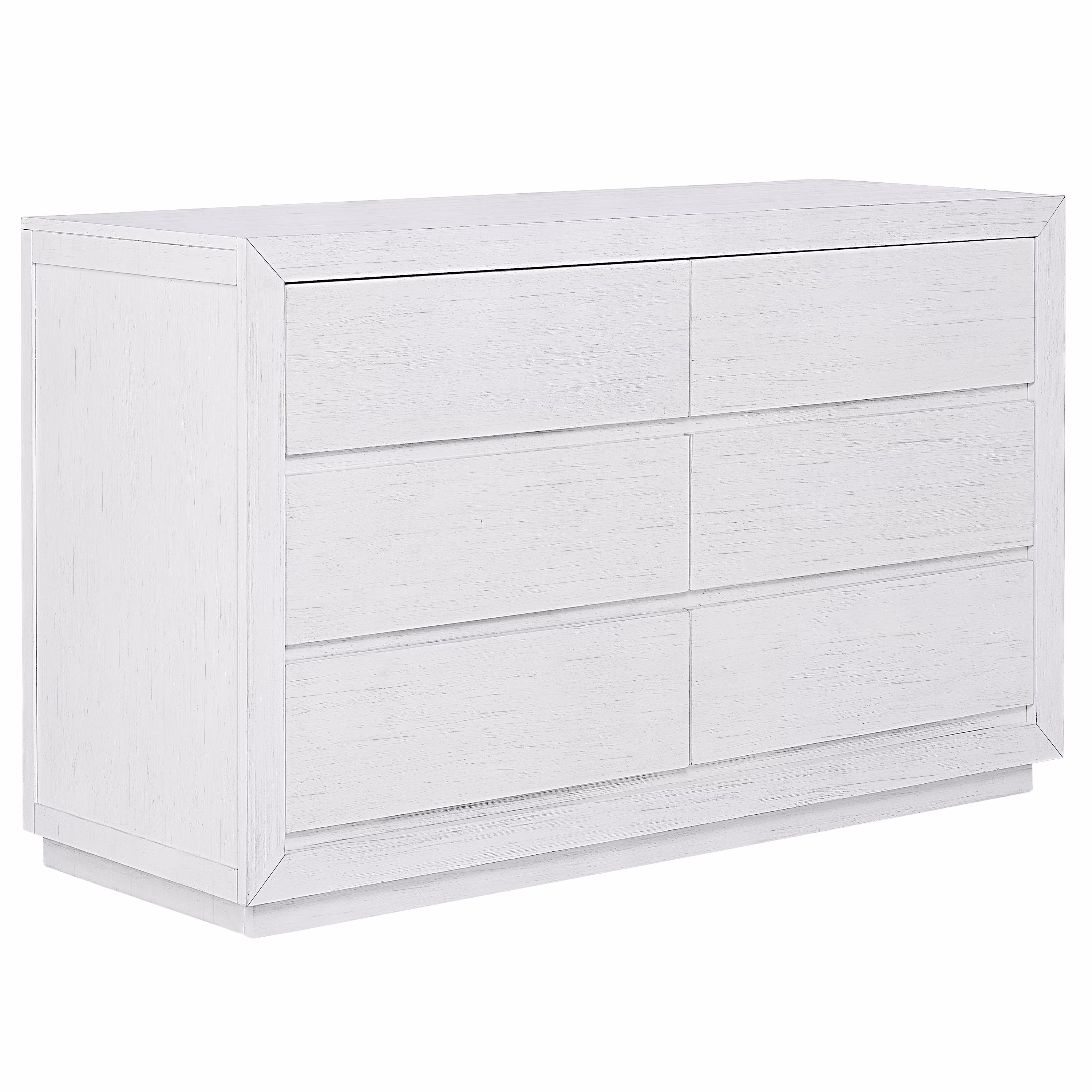 Evolur Maddox Double Dresser, Weathered White