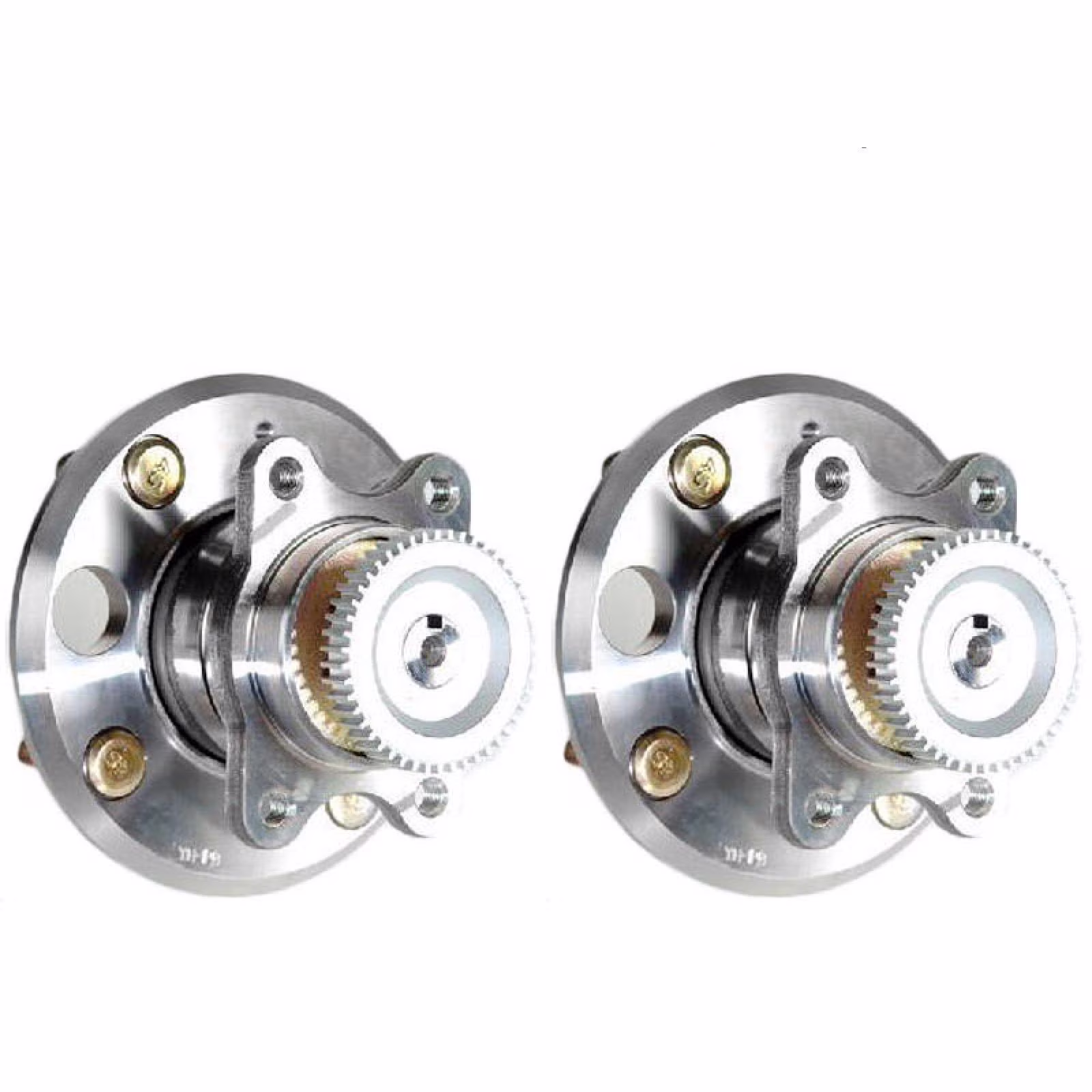 Teledu Rear Wheel Hub & Bearing w/ ABS Pair Set For Hyundai Sonata Kia Magentis Optima
