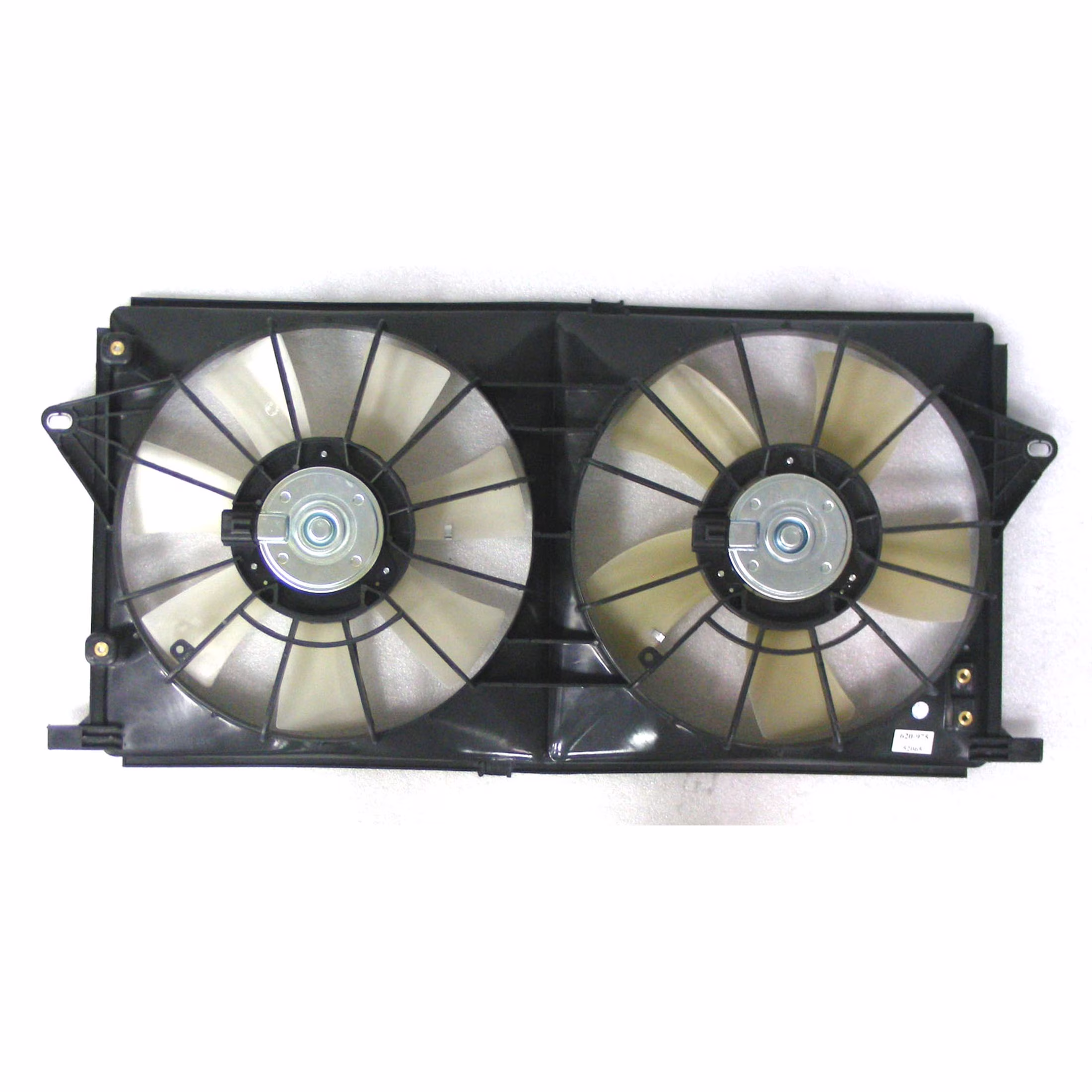 Agility Auto Parts 6014102 Dual Radiator and Condenser Fan Assembly for GM Specific Models