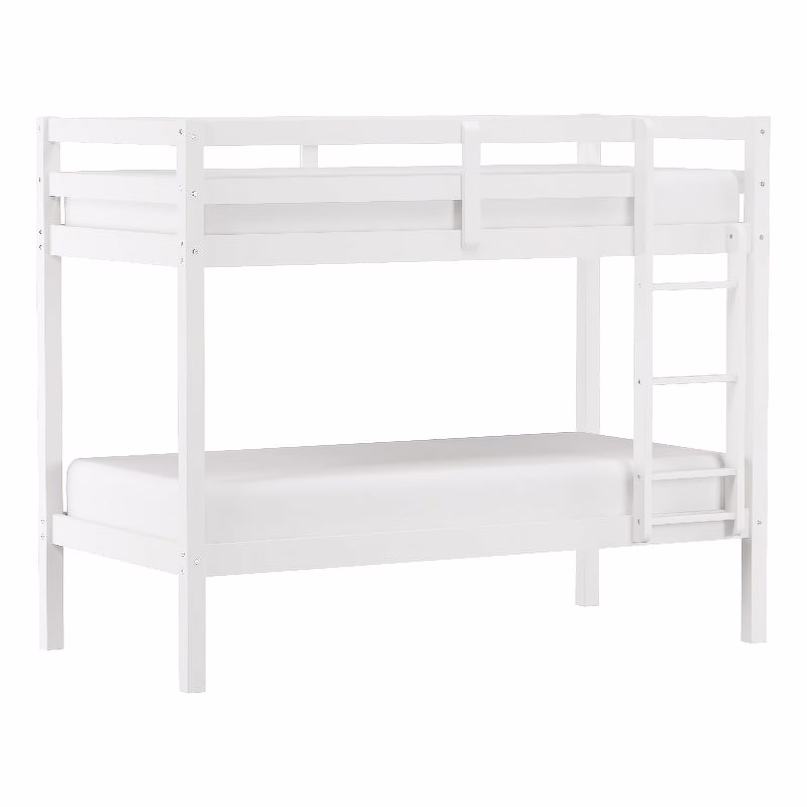 Hillsdale Kids and Teen Caspian Wood Twin Over Twin Bunk Bed White