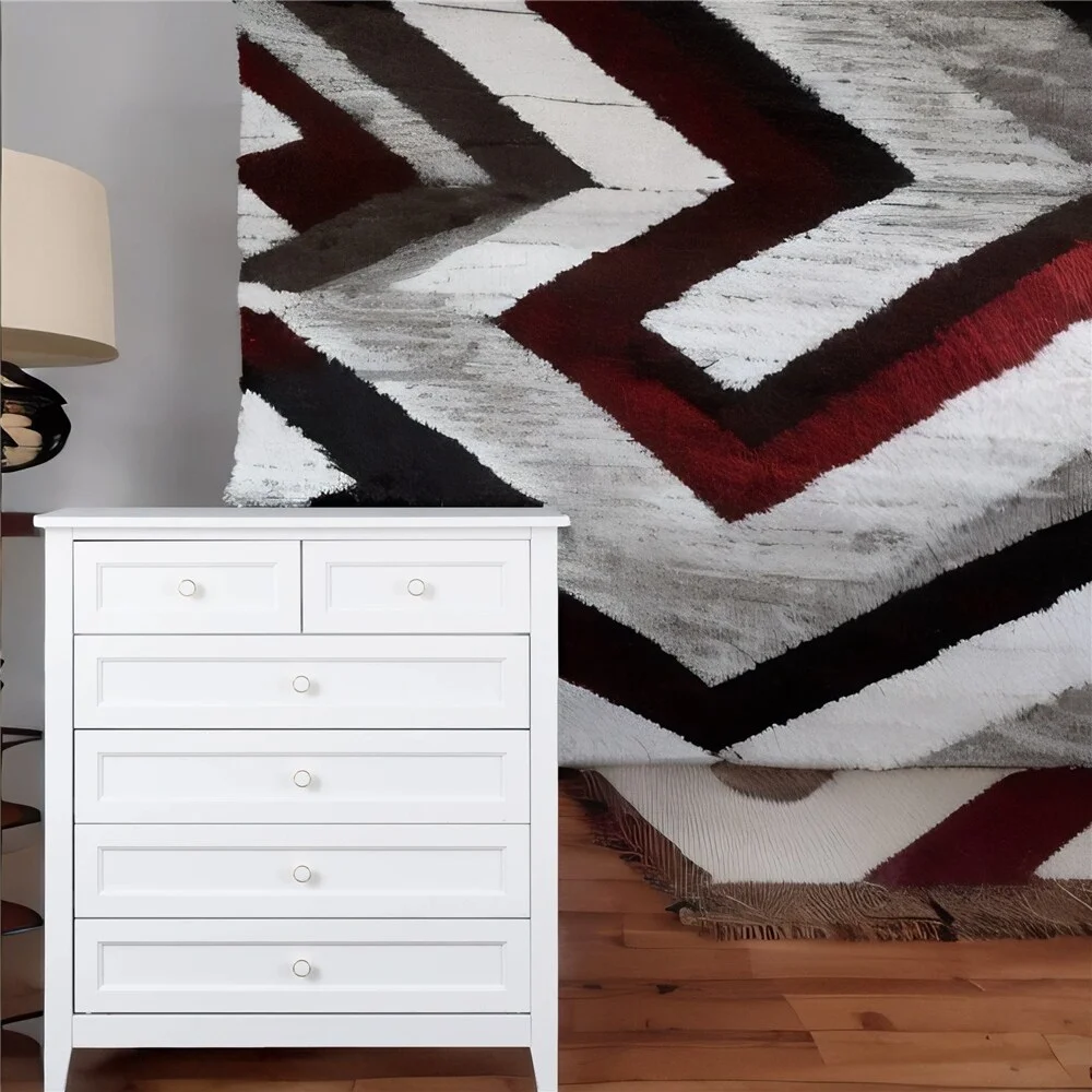 Dresser with Retro Round Handles