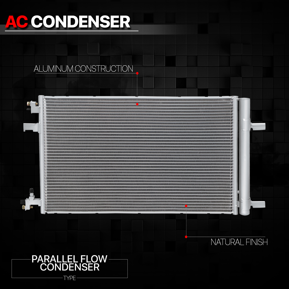 Aluminum Parallel Flow AC A/C Condenser for 10-19 Cruze/Impala/Malibu/XTS 3794 11 12 13 14 15 16 17 18
