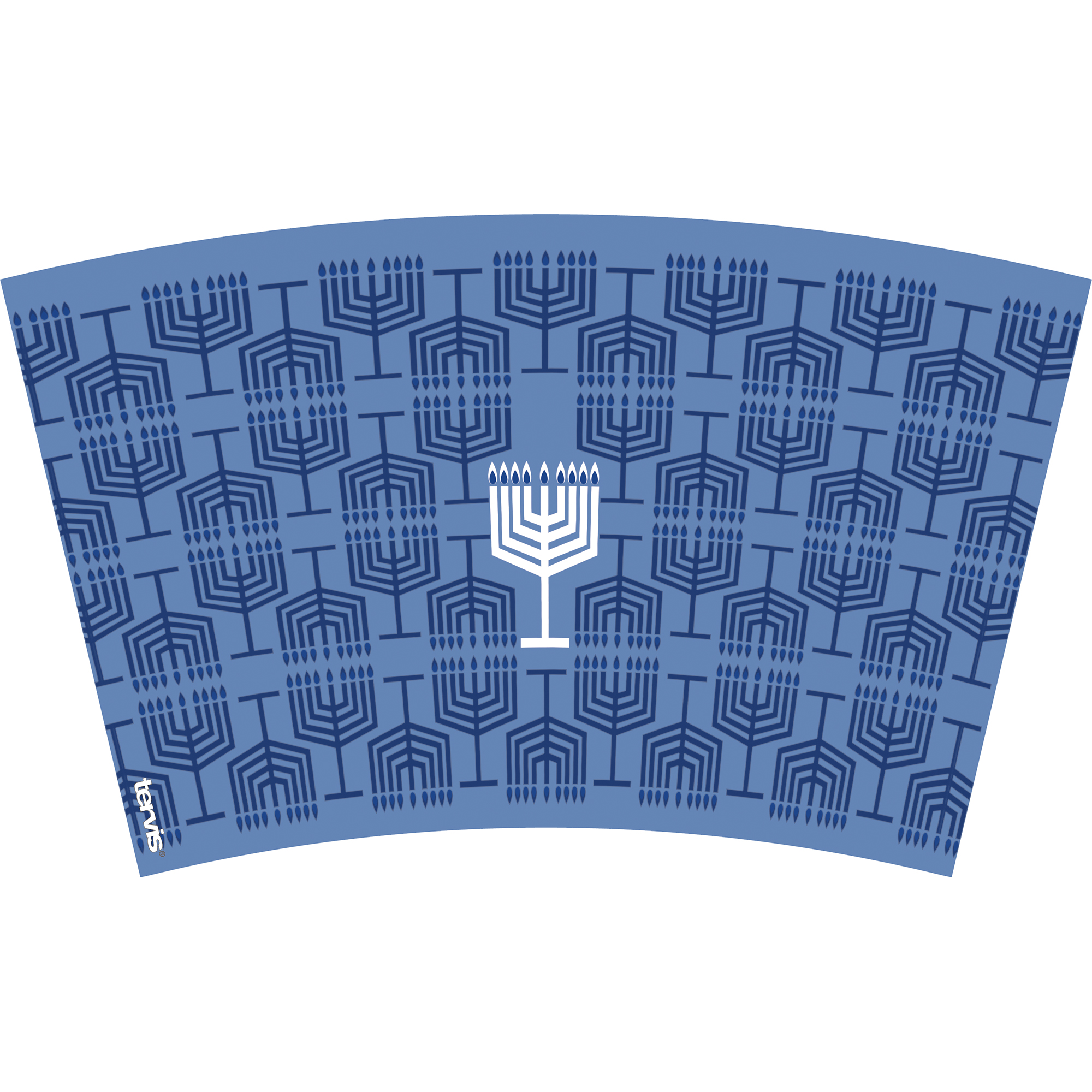 Tervis Chanukah Hanukkah Menorah Pattern Made in USA Double Walled  Insulated Tumbler Travel Cup Keeps Drinks Cold & Hot, 16oz, Classic