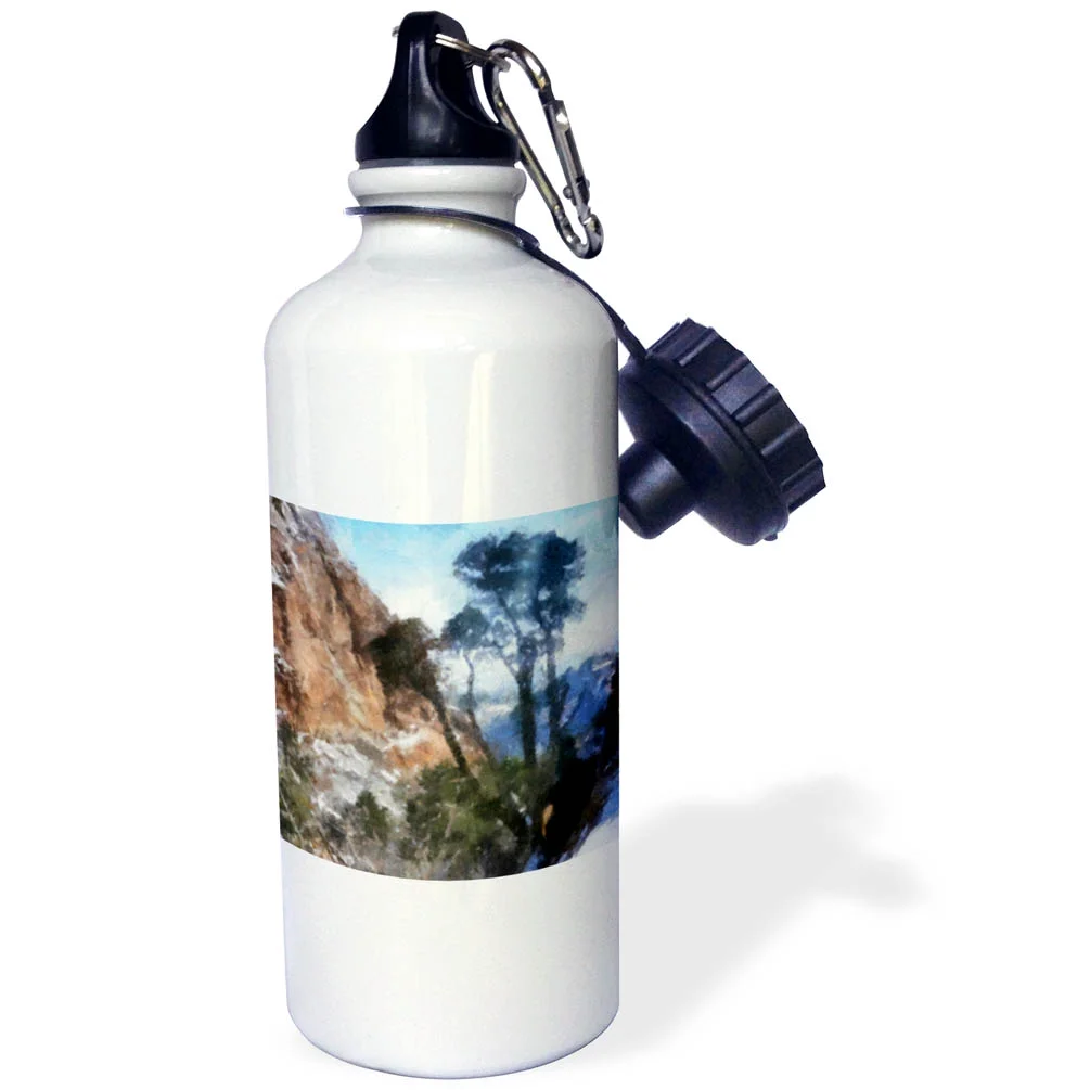Colorado Mountains Pine and Mountain 21 oz Sports Water Bottle wb-38643-1