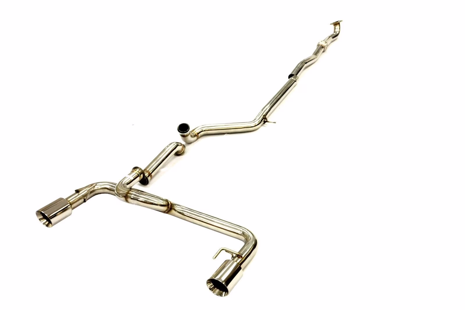 Stainless Catback Exhaust Fits 12+ Fiat 500 Abarth/500T 1.4L By Maximizer-HP