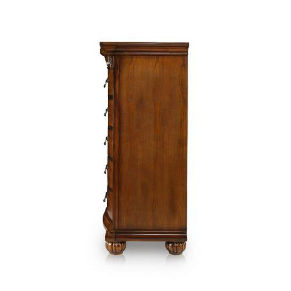 Furniture of America  Sern Traditional Oak Solid Wood 5-drawer Chest