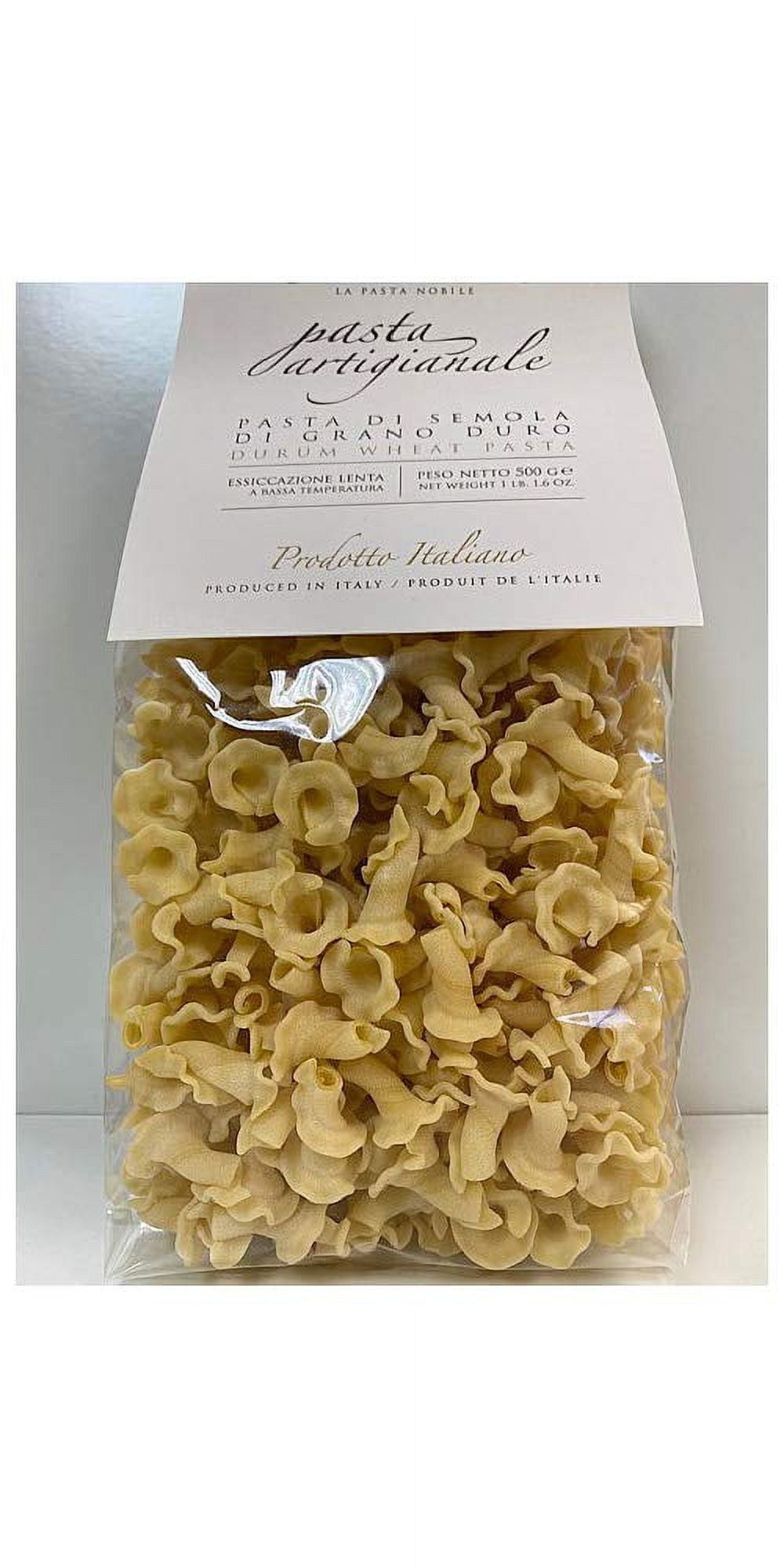 Torcoletti Artisanal Pasta - Imported From Italy | Durum Wheat Blends Selected By Italian Mills | High Protein & Low | 500G (1 Lb)
