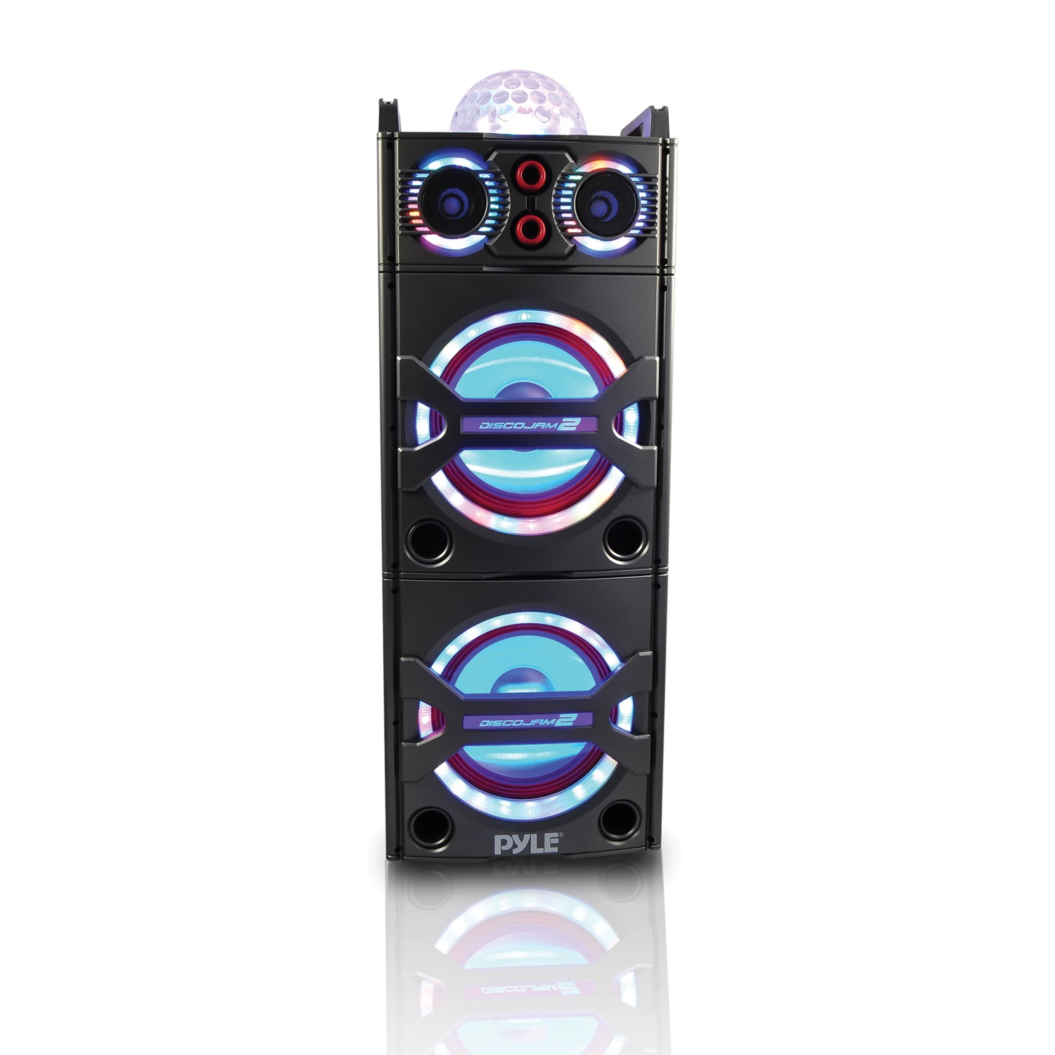 Pyle - Pro Sound PSUFM1043BT Wireless Bluetooth PA Loudspeaker Karaoke Entertainment System