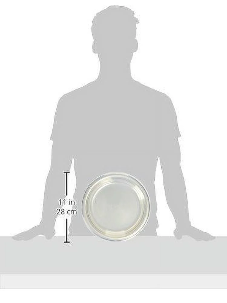 amscan Big Party Pack Plastic Lunch Plates, 10.5-Inch, Clear, 100 Count