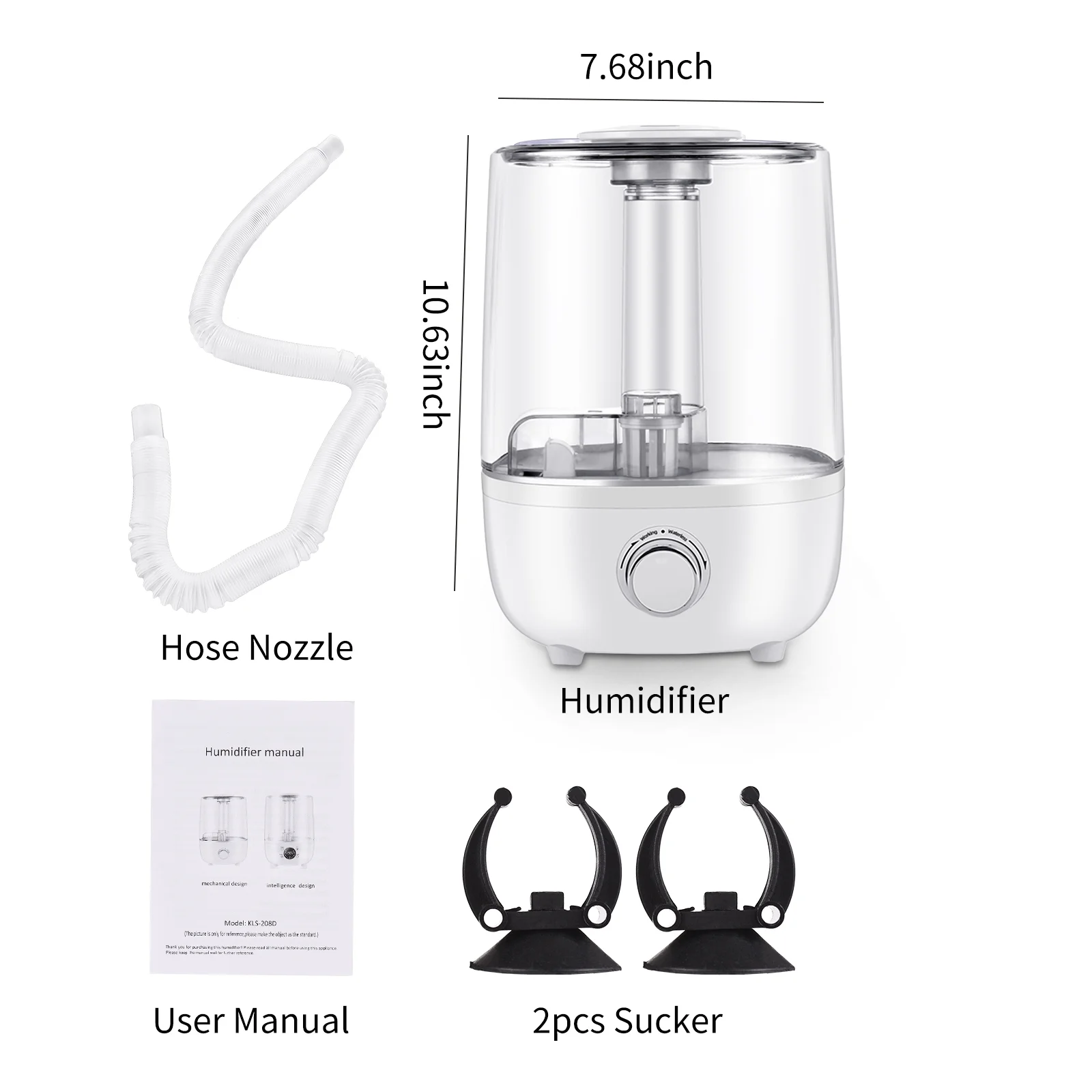 4L for Bedroom Air Aroma Diffuser with Extra Hose Nozzle Ultra Quiet Auto Shut Off