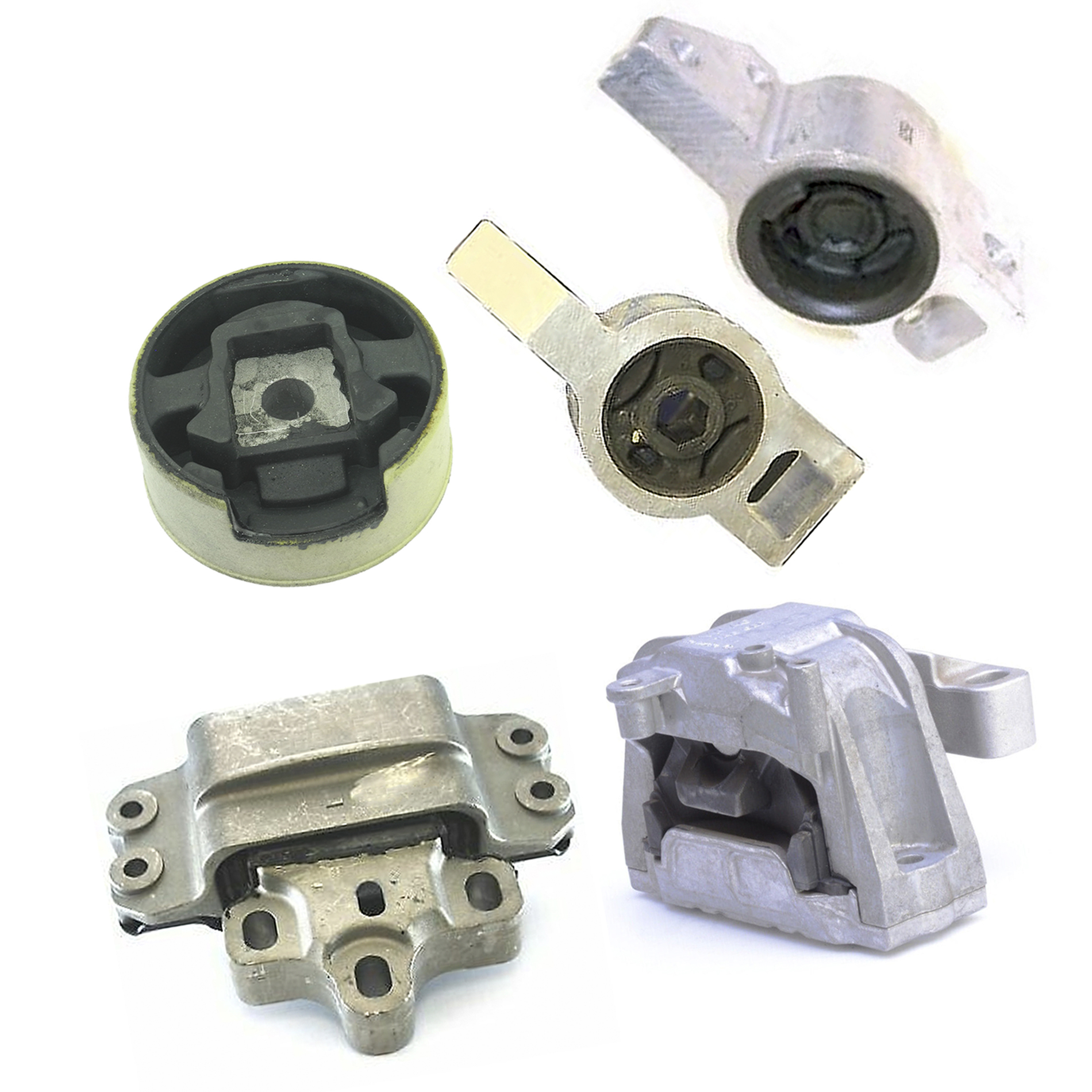 CF Advance Compatible with Audi TT Quattro 08-09 3.2L Coupe Engine Motor and Transmission Mount Set 5PCS A4905 A6960HY A6964 A6965 A6966 2008 2009
