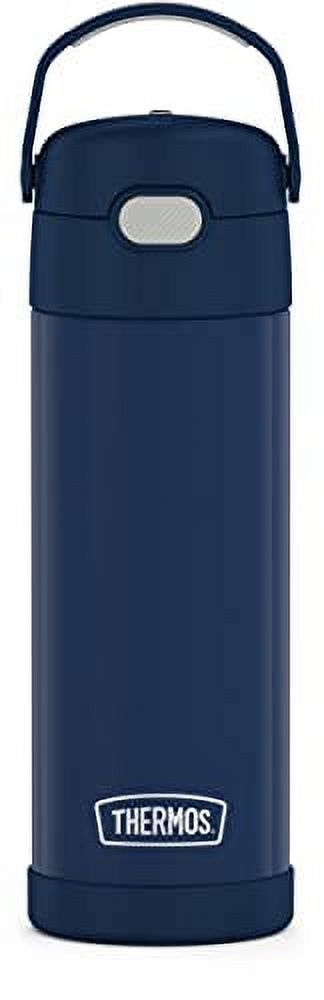 Thermos® Stainless Steel Funtainer Water Bottle With Spout, 16 Oz, Navy Blue