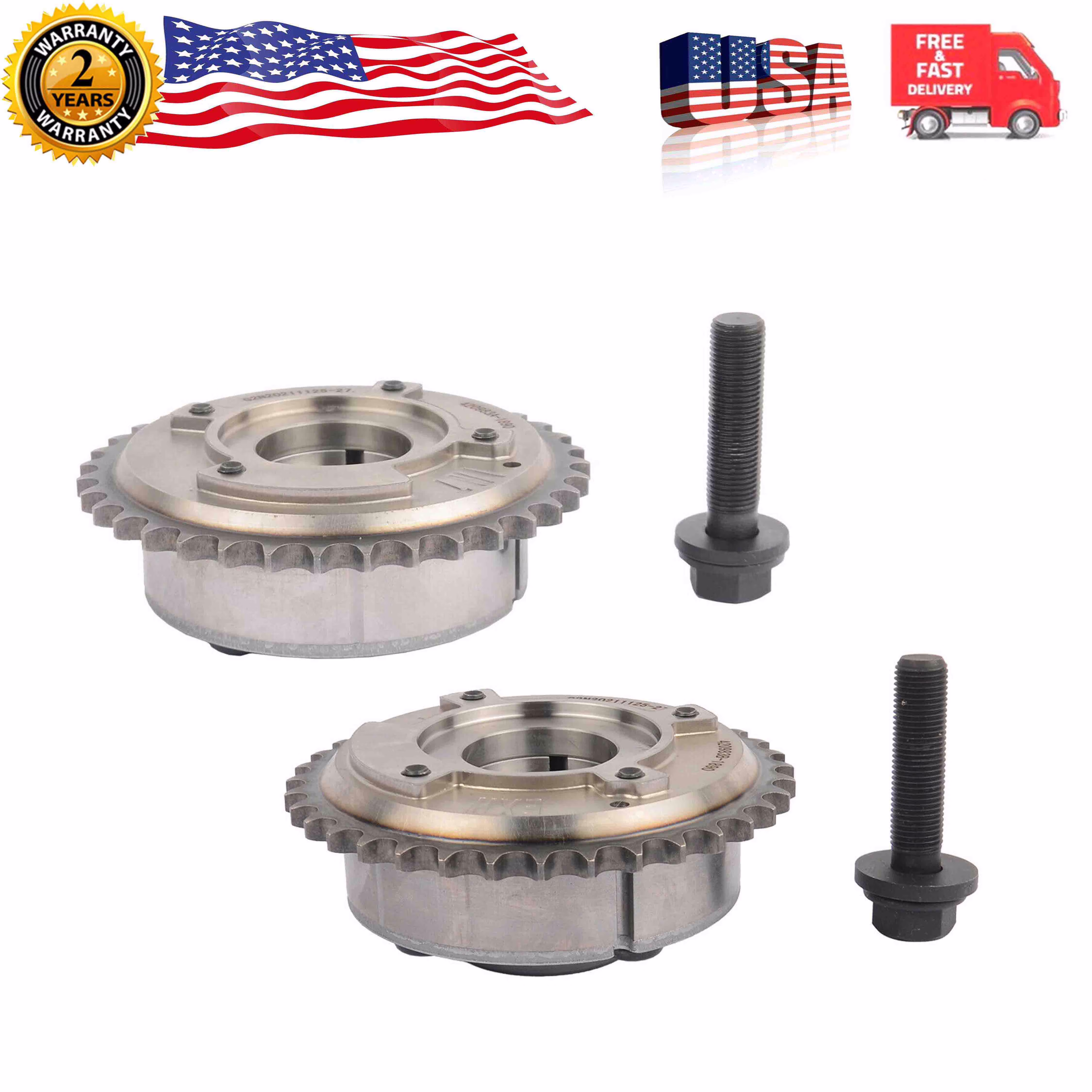 GELUOXI 2x Cam Phaser Sprocket for 09-12 Toyota RAV4 Avalon Sienna Highlander 2.5L 2.7L