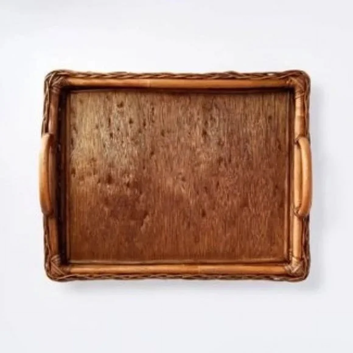 Rattan Rectangle Woven Tray - Threshold Designed with Studio Mcgee