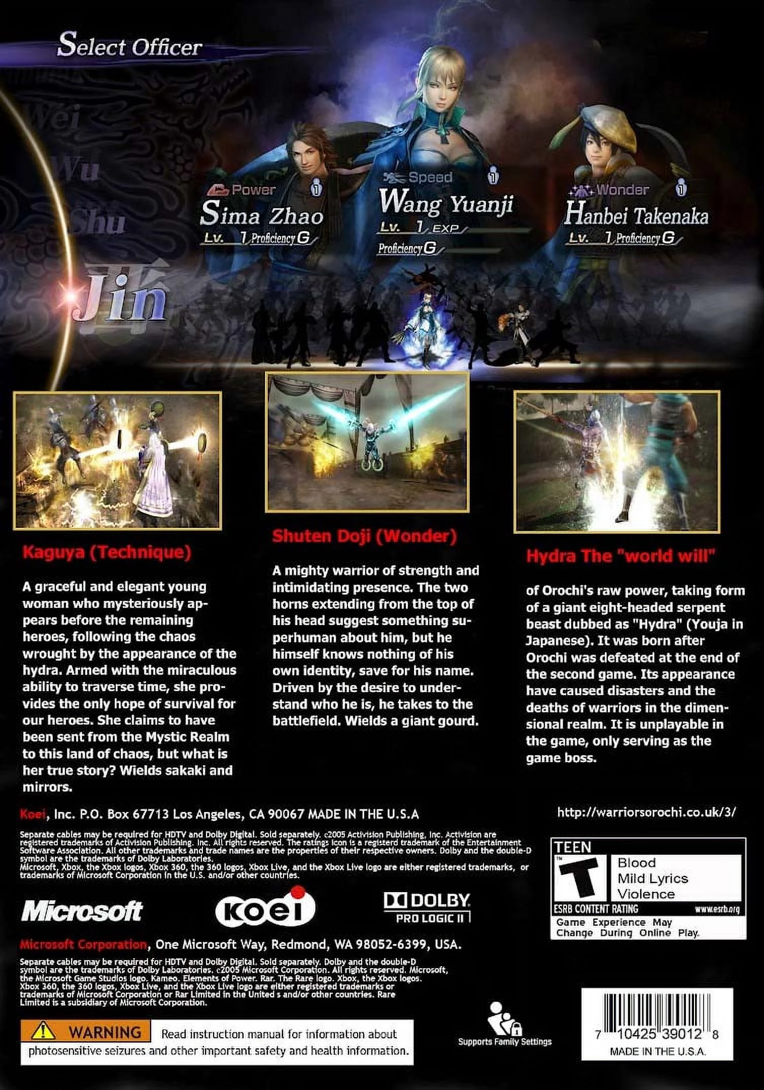 Warriors Orochi 3 (xbox 360)