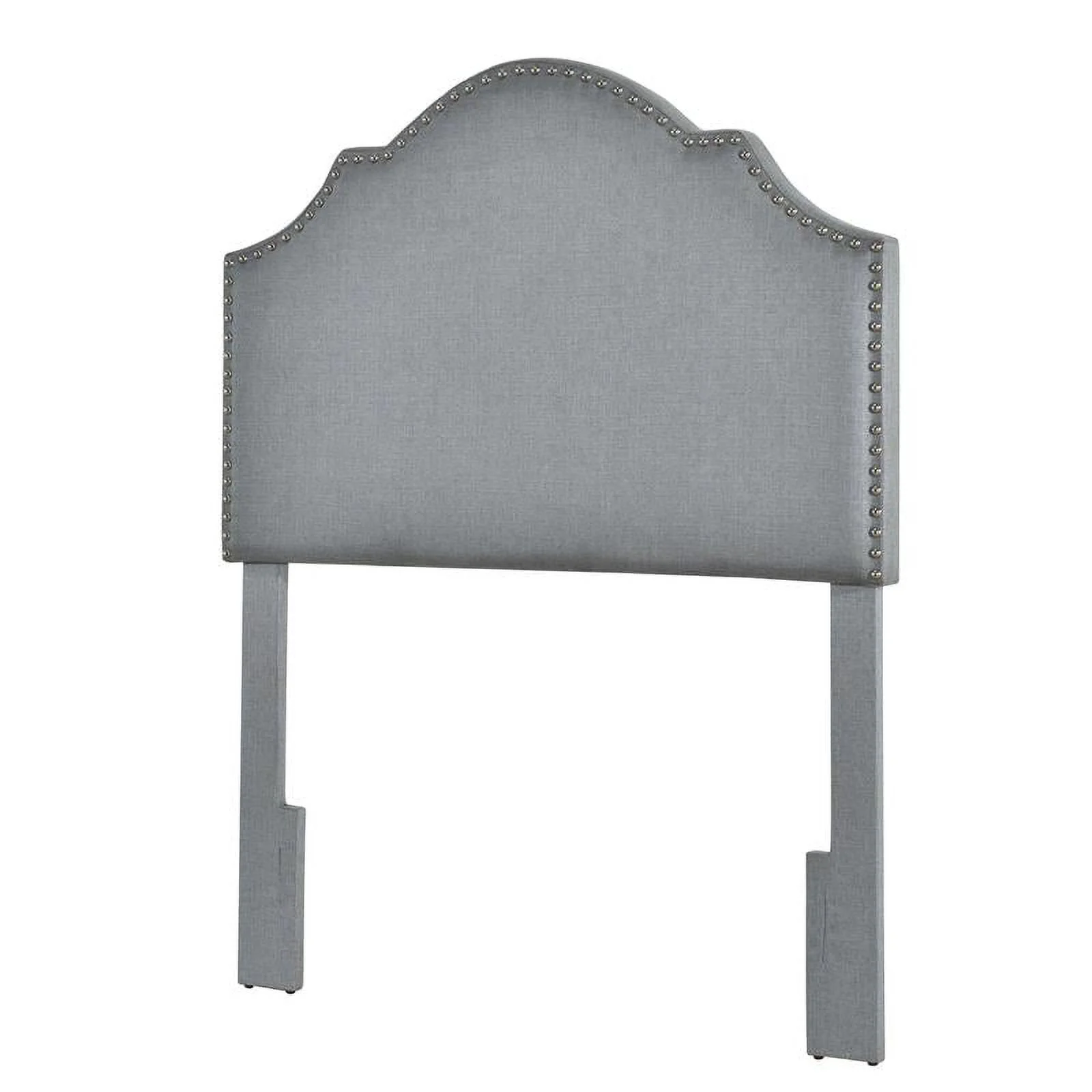 Twin Nail Trim  HB in Charcoal Gray