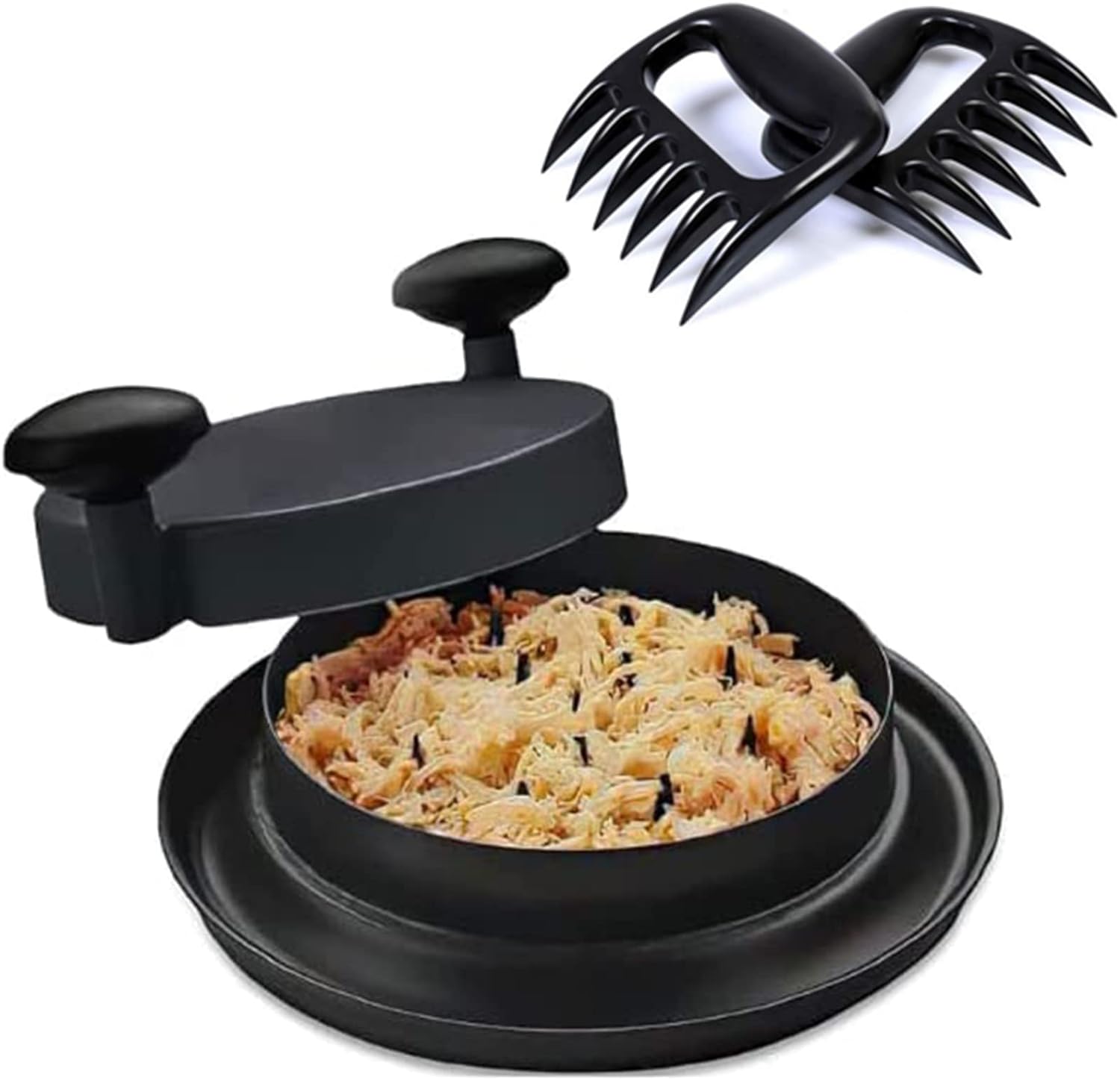 Fsadwnn Chicken Shredder, Meat Shredder Shred Machine,3PCS Meat Grinder with Meat Claws,Meat Shredder Tool with Handles for Pulled Pork, Beef and Chicken