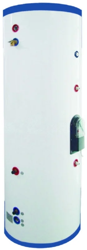 1000 Liter 264 Gallon Stainless Steel Solar Hot Water Heater Tank Single Copper Coil Heat Exchanger