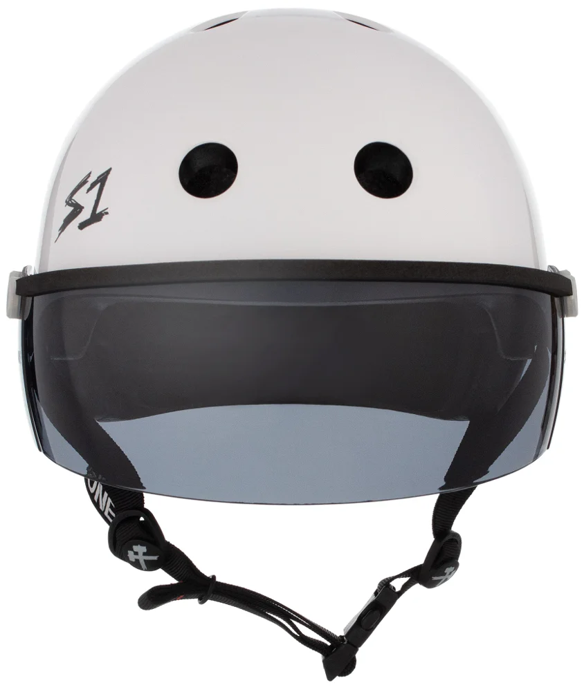 S1 Lifer Visor Helmet - GEN 2 - White Gloss w/ Tint Visor