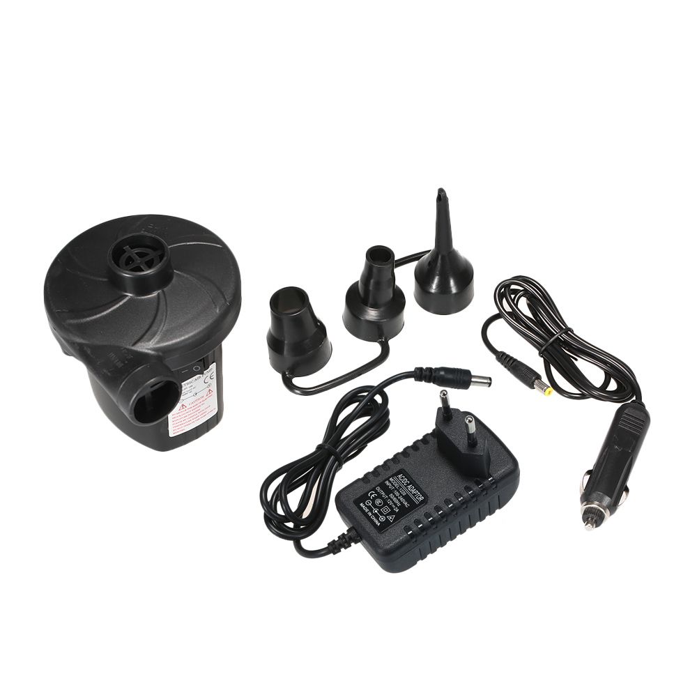 Portable Camping Swimming laps Inflatable boat Camping Pump Electric Air pump Compressor stations Car Home Use EU