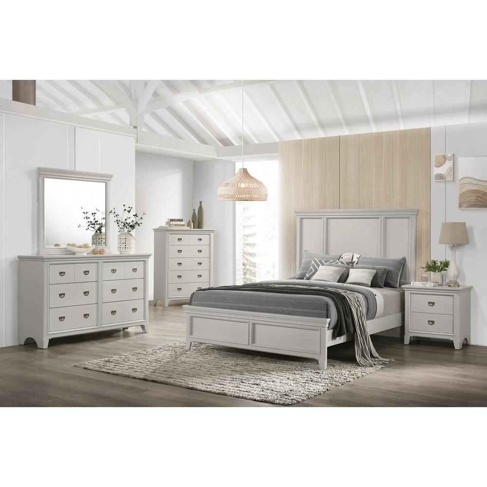 Bernards Grey Meadow Queen Bed