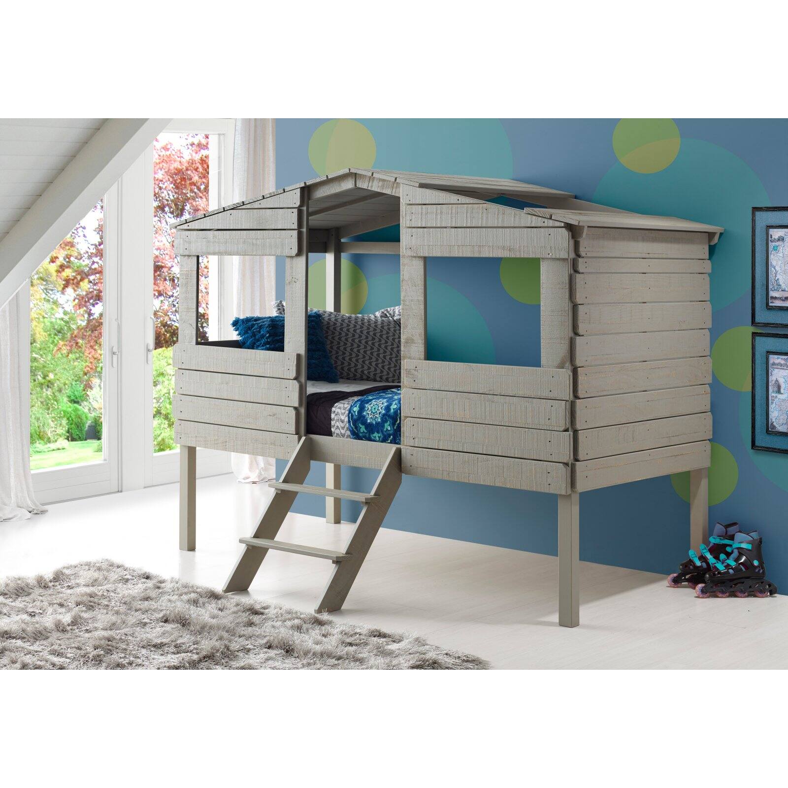 Donco Twin Treehouse Loft Bed