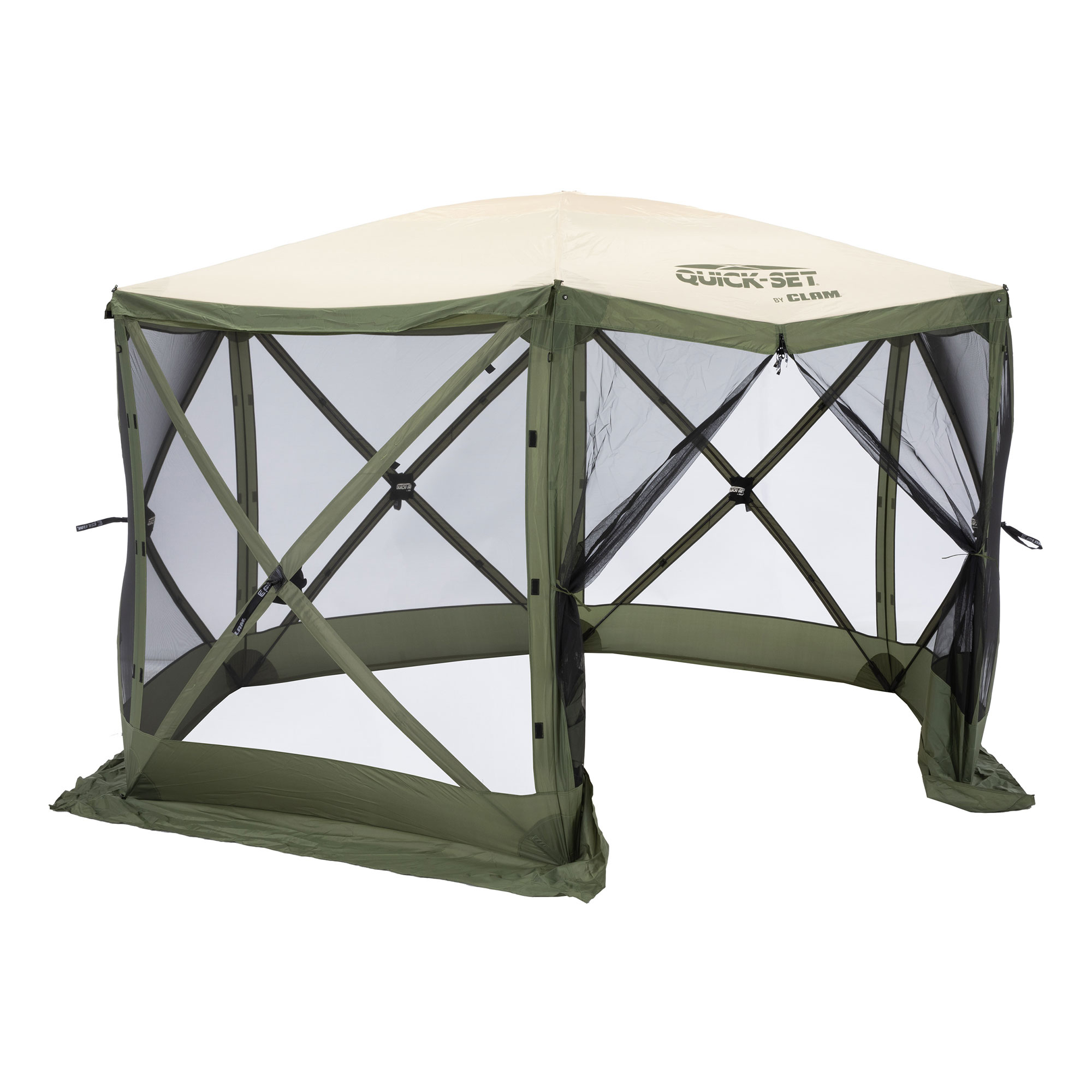 CLAM Quick Set 11.5 x 11.5 Ft Canopy + Clam Quick Set Screen (2 Pack)
