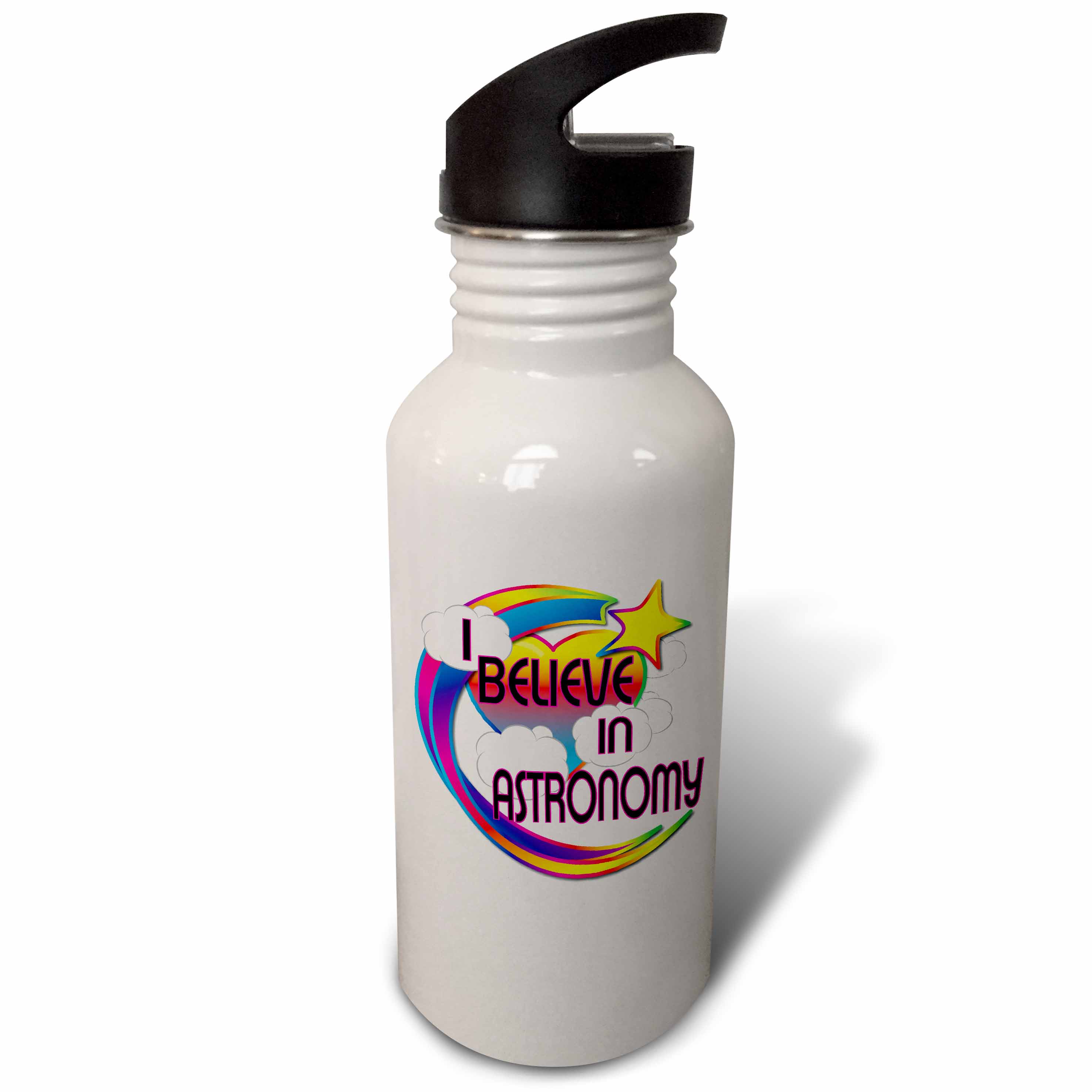I Believe In Astronomy Cute Believer Design 21 oz Sports Water Bottle wb-166240-1