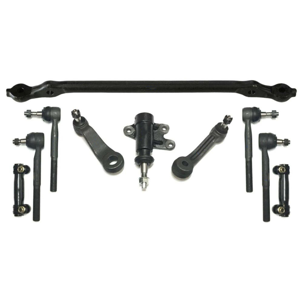10-pc Steering Kit For 1993-2000 Chevrolet GMC Center Link Tie Rod Ends