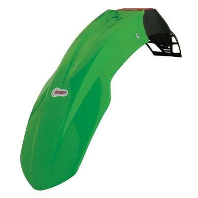 Polisport UFX Free Flow Front Fender KX Green for KTM 500 LC4 1988-1992