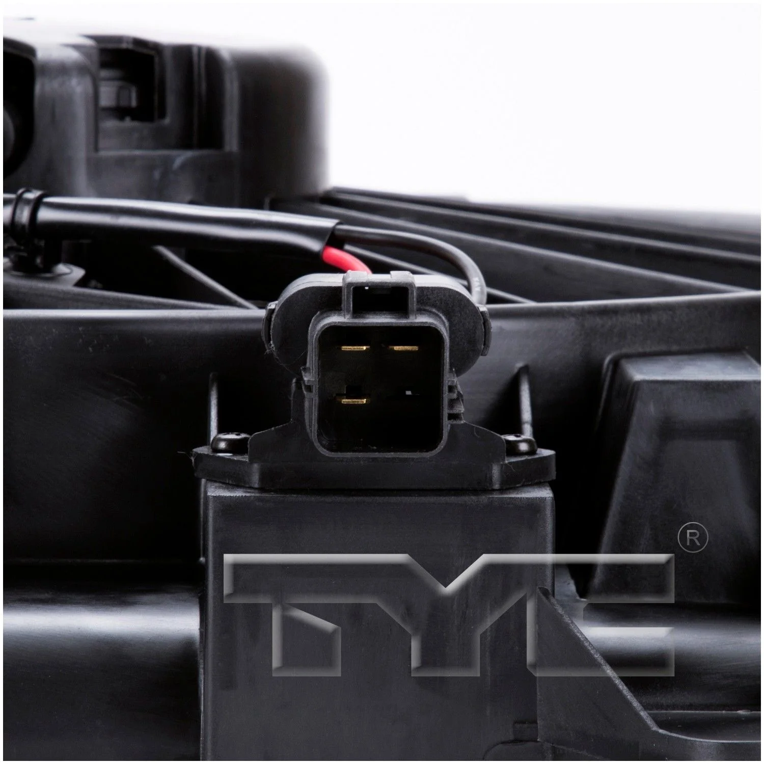 TYC 621070 Dual Radiator and Condenser Fan Assembly For 05-14 Ford Mustang