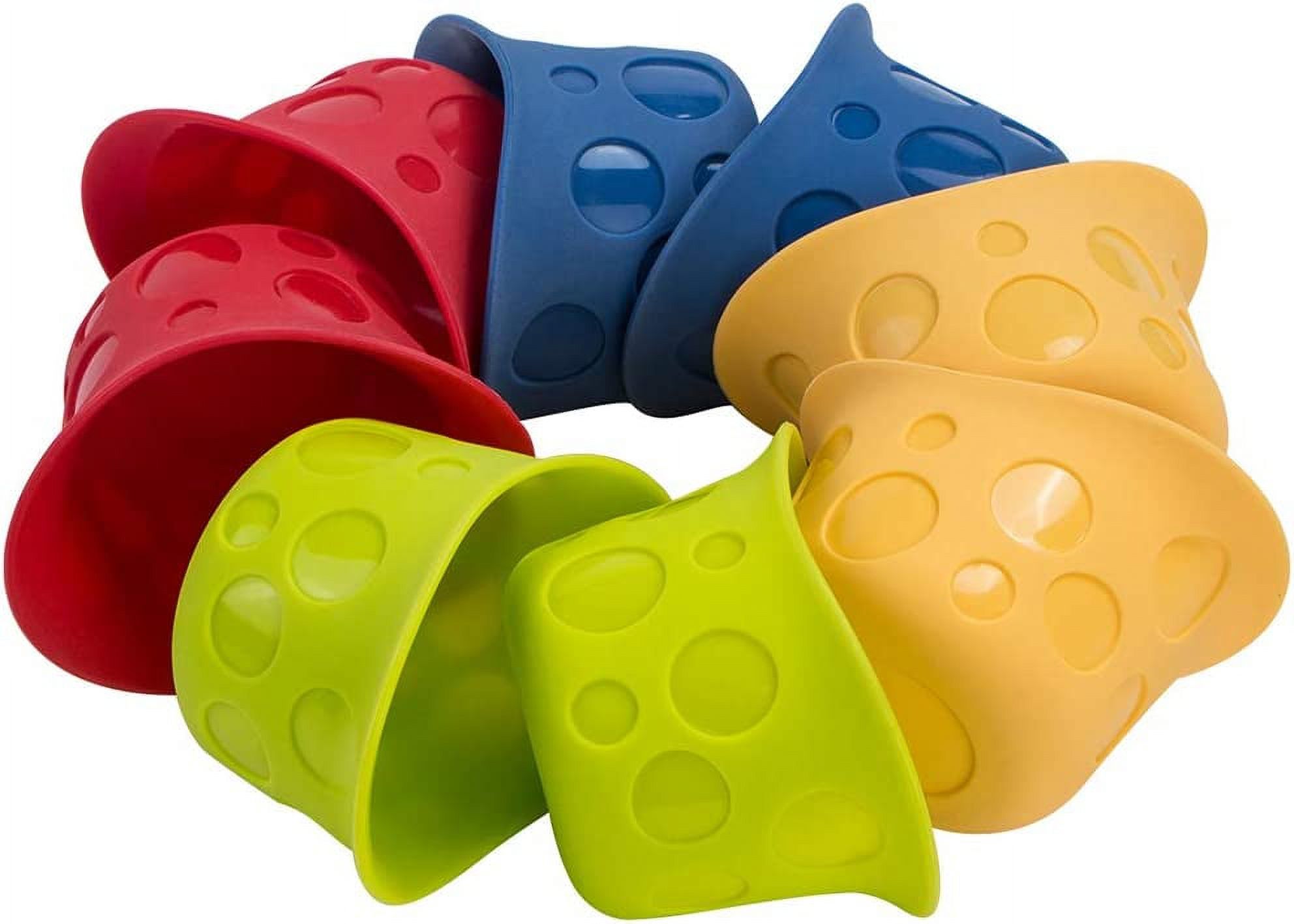 Webake Baking Cup Muffin Cupcake Liner Silicone Popover Pan Jelly Mold Dessert Tray Mini Caramel Pudding Cup 8 Pack