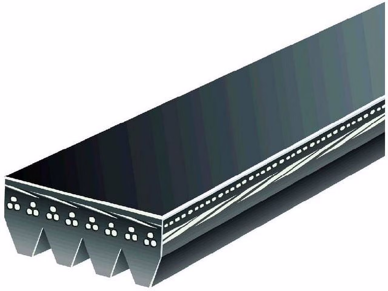 Air Conditioning and Power Steering Multi Rib Belt - Compatible with 1998 - 2002 Chevy Tracker 1.6L 4-Cylinder GAS 1999 2000 2001